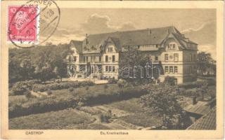 1928 Castrop-Rauxel, Ev. Krankenhaus / Lutheran hospital KÖLN - HANNOVER BAHNPOST Z.-201.
