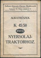 1931 Hofherr-Schrantz-Clayton-Shuttleworth alkatrész katalógus