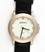 Sony kvarc óra, működik, eredeti tokjában, d: 3,5 cm