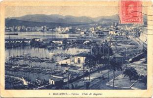 1927 Mallorca, Palma, Club de Regatas / Regatta Club, rowing boats. TCV card (EK)