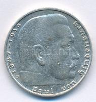 Német Harmadik Birodalom 1937D 2M Ag "Hindenburg" T:2 German Third Reich 1937D 2 Mark Ag "Hindenburg" C:XF Krause KM#93