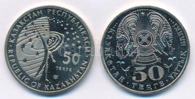 Kazahsztán 2009. 50T Cu-Ni (2xklf) "Szojuz-Apolló misszió, Toleu Basenov" T:1,2
Kazakhsta...