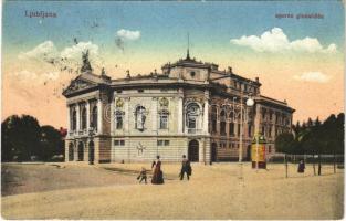 Ljubljana, Laibach; Operno gledalisce / Opera House (Rb)