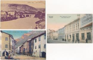 5 db RÉGI külföldi város képeslap: Neumarkt an der Etsch, Belgrad, Görz (Südtirol) / 5 pre-1945 European town-view postcards: Belgrade, Egna, Gorozia (South-Tyrol)