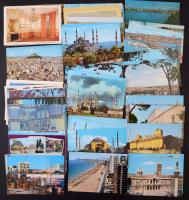 Kb. 300 db MODERN használatlan külföldi színes város képeslap jó állapotban / Cca. 300 modern unused European town-view postcards in good condition