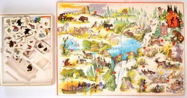 Kalandozás a vadnyugaton, társasjáték, eredeti dobozában, leírással