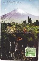 Mount Fuji at Waterfall Shiraito. TCV card (EB)