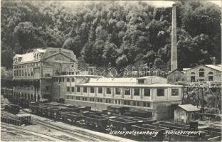 Peißenberg, Unterpeißenberg; Kohlenbergwerk / coal mine, industrial railway. Atelier E. Felle. Verlag v. Bernhard Burghardt