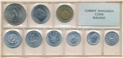 1973. 2f-10Ft (9xklf) érmés forgalmi sor fóliatokban T:1 Adamo FO6