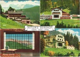 Obersalzberg, Hitlers Berghof / Hitler house (before and after beeing destroyed)