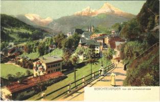 Berchtesgaden, von der Locksteinstrasse / promenade