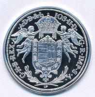 DN "Történelmi féltallérok utánveretben - II. József féltallérja 1786" Ag emlékérem tanúsítvánnyal (10,37g/0.999/35mm) T:PP