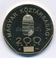 2000. 200Ft Cu-Ni-Zn "2000. évforduló / Rodin: a Gondolkodó, a Naprendszer" T:BU 
Adamo E...