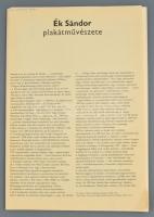Láncz Sándor: Ék Sándor plakátművészete.  Bp., 1975., Corvina,(Offset-ny.), 4+4 p.+12 (reprodukciók)...