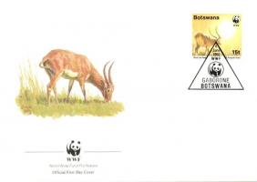 Antelope FDC set Antilop FDC sor Wasserbock FDC Satz