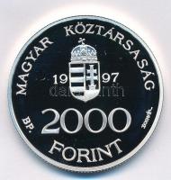 1997. 2000Ft Ag "Integráció az EU-ba-EURO I" T:PP 
Adamo EM147
