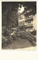 1939 Berchtesgaden, Partie aus dem park von haus Minerva / garden (EK)