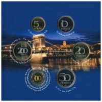 2009. 5Ft-200Ft (6xklf) "Lánchíd" forgalmi sor szettben T:PP Adamo FO43.1