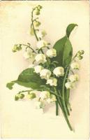 1927 Flowers. Meissner & Buch Künstler-Postkarten Serie 2795. litho s: C. Klein, 1927 Virágok. Meissner & Buch Künstler-Postkarten Serie 2795. litho s: C. Klein