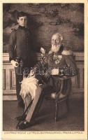 Prinz-Regent Luitpold v. Bayer, Urenkel Prinzen Luitpold. / Luitpold, Prince Regent of Bavaria with his great-grandson Luitpold. Phot. F. Grainer