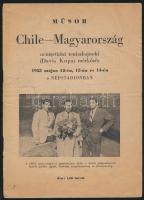 1955 Chile-Magyarország nemzetközi teniszbajnoki (Davis Kupa) mérkőzés tenisszel és a Davis kupával kapcsolatos kiadvány
