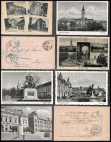 cca 1900-1979 Hódmezővásárhellyel kapcsolatos vegyes tétel, fotó, képeslap, postai feladóvevény, stb.