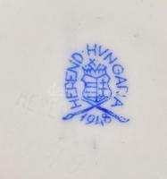 Herendi viárg mintás ékszertartó dobozka. Kézzel festett, jelzett, hibátlan. m: 7 cm