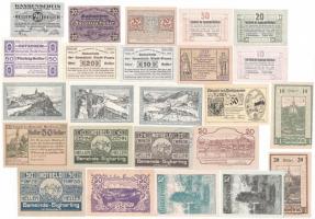 Ausztria ~1920. 24db-os vegyes szükségpénz tétel T:I,I-Austria ~1920. 24pcs of mixed necessity notes C:UNC,AU