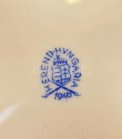 Herendi virég mintás, csúcsos bonbonniere.   Kézzel festett, jelzett, hibátlan. m: 8,5 cm