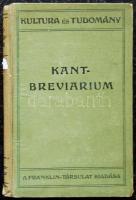 1917 Franklin társulat Kant-Brevárium (Kant világnézete)