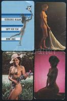 1971-1983 4 db erotikus kártyanaptár