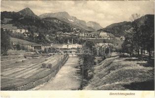1907 Berchtesgaden, general view, mountains (EB)