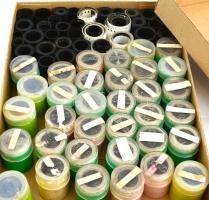 cca 1950-1970 Doboznyi fotónegatív és kontakt másolat, vegyes témában