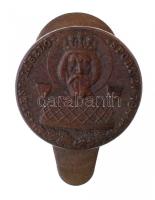 1944. Szent László sportév Cu gomblyukjelvény (16mm) T:1- Hungary 1944. Saint László Sports Season Cu button badge (16mm) C:AU  Sallay 212.