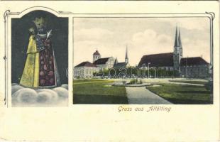 1907 Altötting, church, illustration of Our Lady