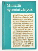 Gyula Janka: Miniatűr nyomtatványok. Bp., 1978. Szépirodalmi. Egészvászon kötésben.