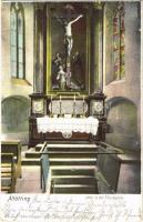 1902 Altötting, Altar in der Tilly-Kapelle / chapel interior