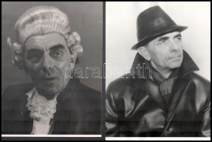 10 db fotó színészekről, 20,5x17,5 cm és 24x18 cm közötti méretben