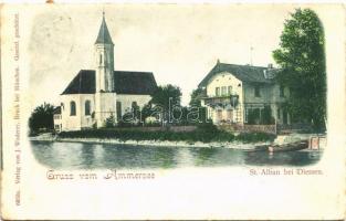 1901 Ammersee, St. Alban bei Diessen / church (EK)