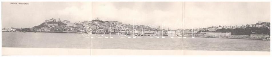 Ancona, 3-tiled folding panoramacard. Ediz. Moscatelli