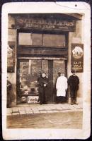 Sztraka Lajos szatócsüzlete fotólap (EB)