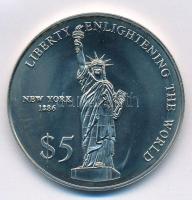 Libéria 2000. 5$ Cu-Ni "Lady Liberty" T:1 Liberia 2000. 5 Dollars Cu-Ni "Lady Libery" C:UNC