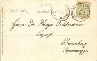 1904 Tarcsa, Tatzmannsdorf; kápolna, Mária villa. Szecessziós keret, Frankl és Ledofszky utóda kiadá...