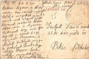 1916 Alsósimánd, Simand; vasútállomás, Olvasó kör, Urbán és Bánhidi kastély, templom / railway stati...