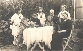 1914 Buziás-fürdő, Baia Buzias; Berthóty család / family photo (EK)