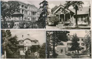 Balatonfüred - 8 db MODERN városképes lap: Balatoni Intéző Bizottság kirendeltsége, Belügyminisztéri...