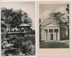 Balatonfüred - 8 db MODERN városképes lap: Balatoni Intéző Bizottság kirendeltsége, Belügyminisztéri...