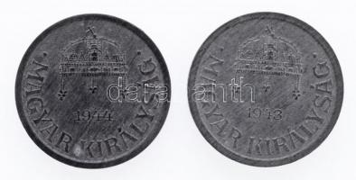 1943-1944. 2f Zn (2xklf) T:2
Adamo P2.3