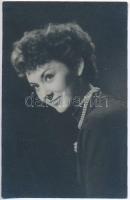 1956 Gaál Éva színésznő aláírása őt ábrázoló fotón