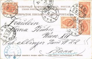 1902 Moscow, Moscou; Le grand theatre. Art Nouveau (EK)